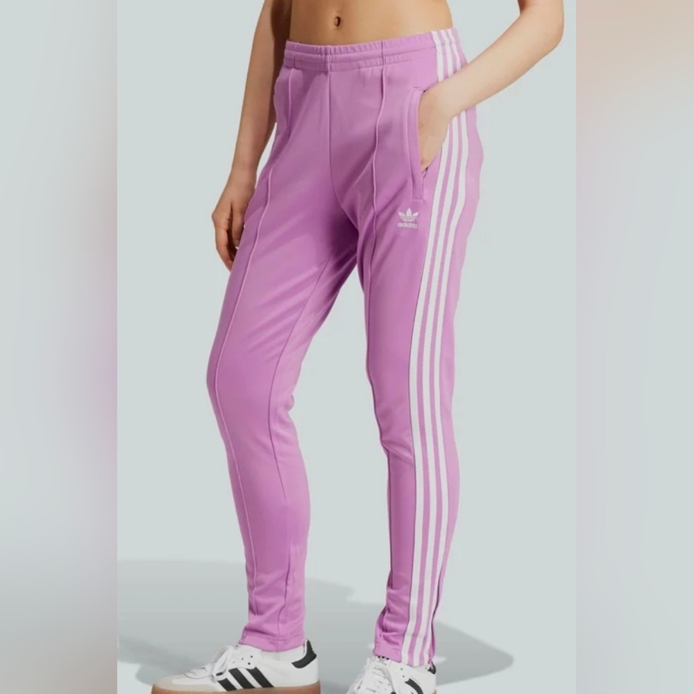 Adidas Adicolor SST Track Pant Women's Lavender Track Pants Size XXL New